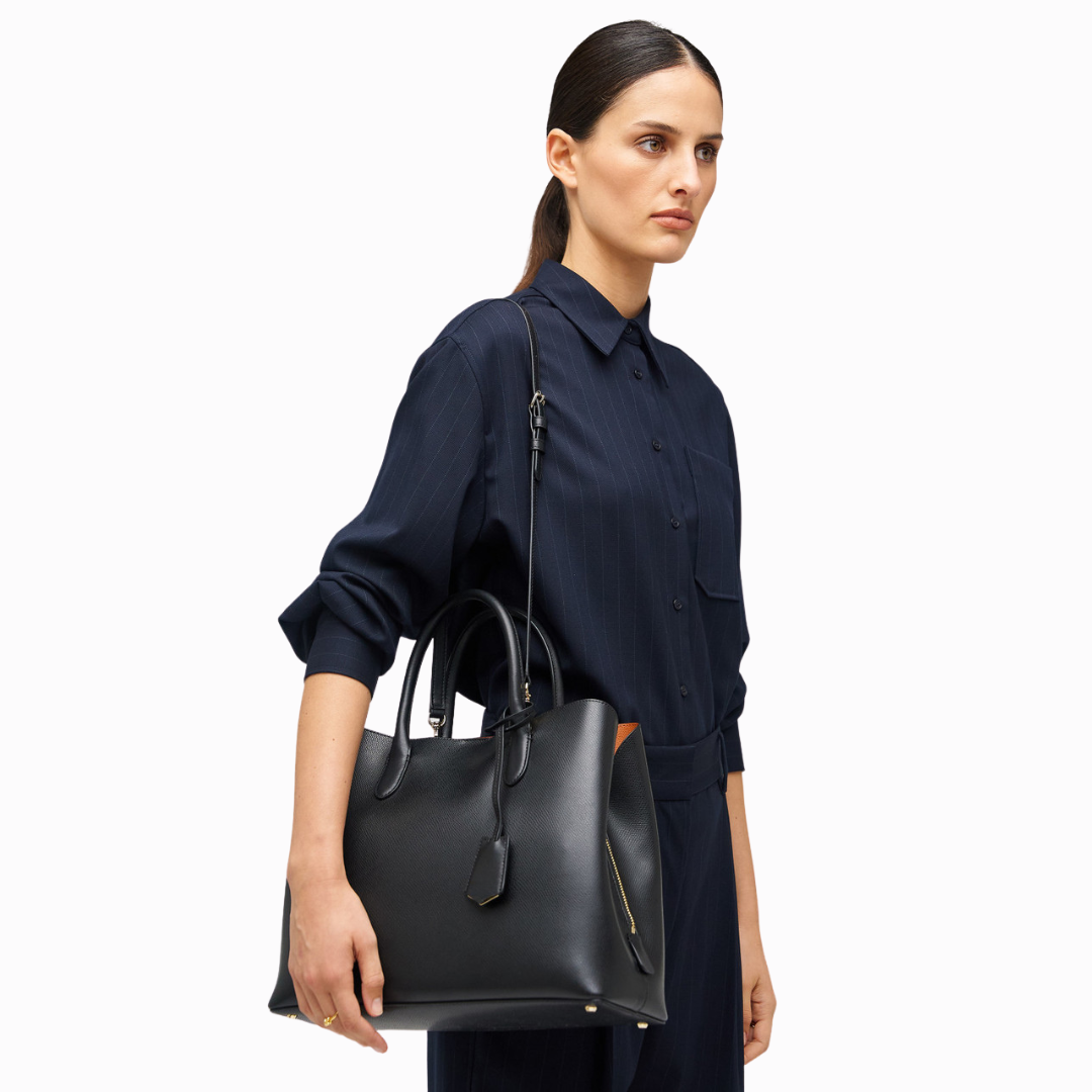 Victoria Milan Structured Tote Bag