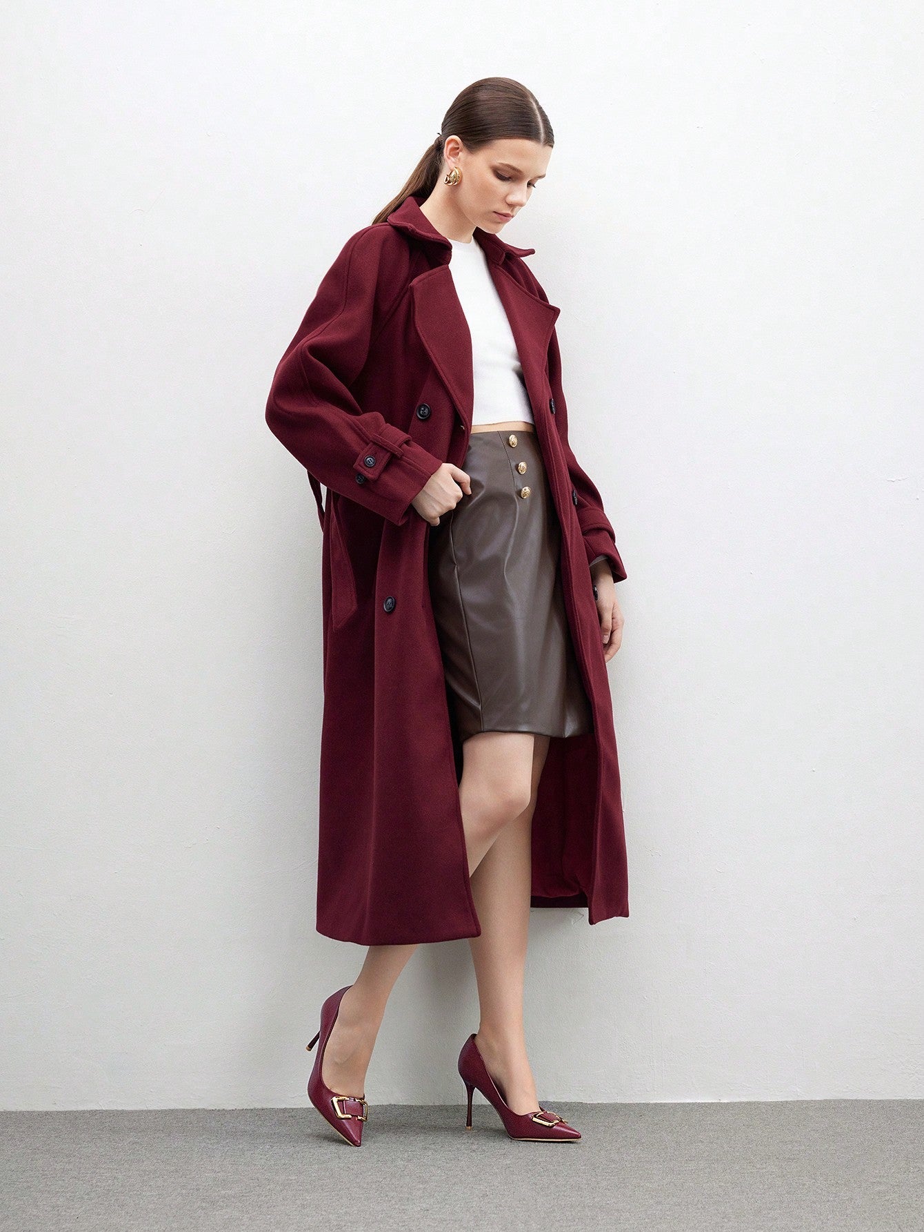 Victoria Classic Long Trench Coat