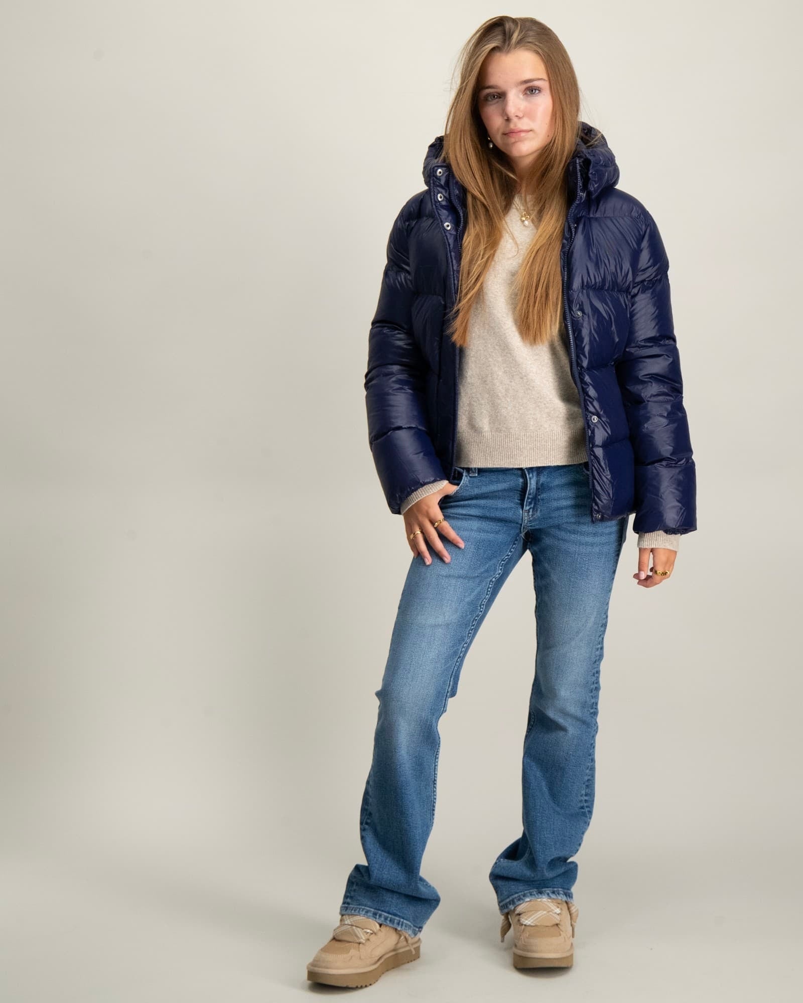 Victoria Matte Finish Puffer Coat