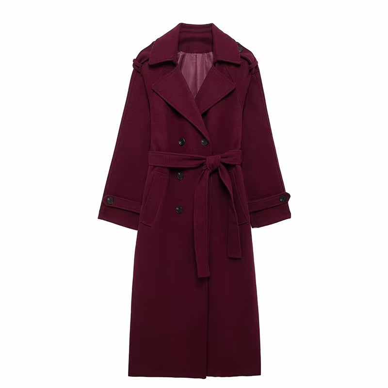 Victoria Classic Long Trench Coat
