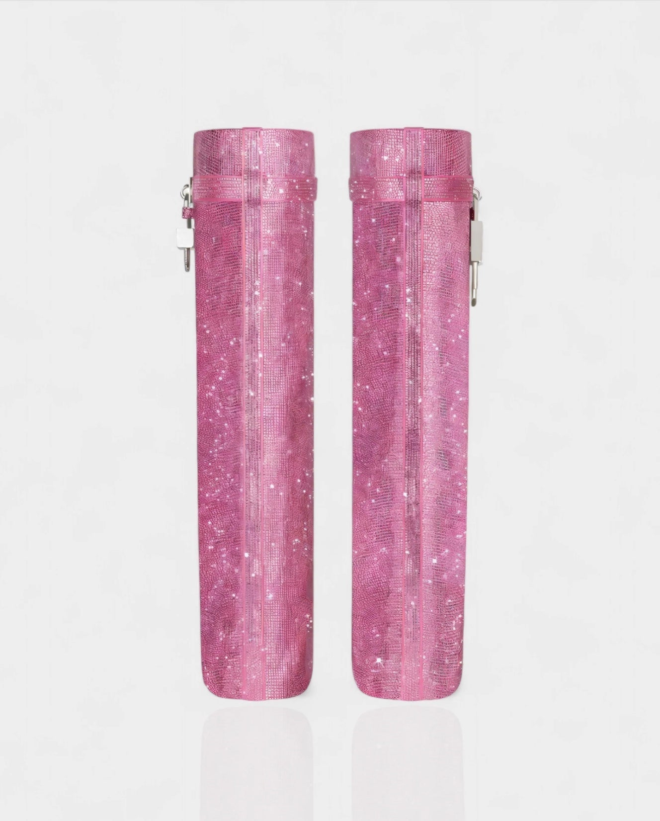 Lock Boots, Rhinestone Pink